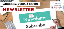 Abonnez-vous à la newsletter de l'Office du Tourisme