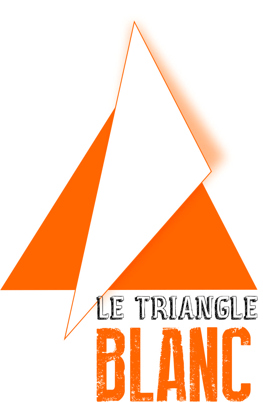 logo triangle blanc